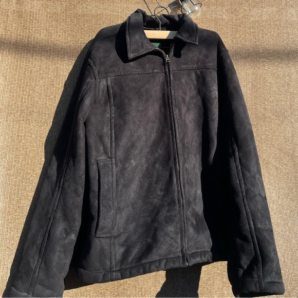 Vintage David Taylor women’s Sz Small Zip Sweater Black Warm Layer - Picture 2 of 12